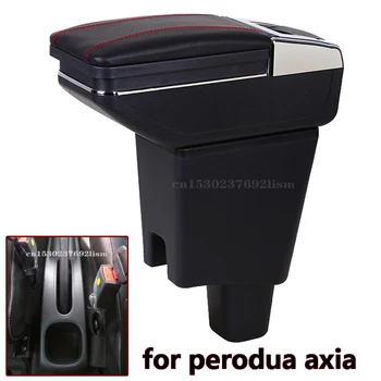 

Armrest box For perodua axia central Store content Storage box with cup holder ashtray car accessories
