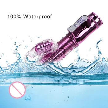 OLO Telescopic Rotating Bead Rabbit Vibrator Sex Toys USB Rechargeable Butterfly Vibrator Dildo Dual Vibration Vibrator Wand 4