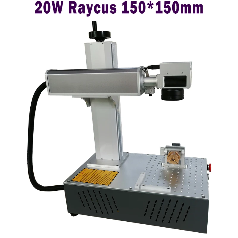 Raycus 20 Вт 30 50 с вращающейся лазерной маркировочной машиной для ювелирных изделий