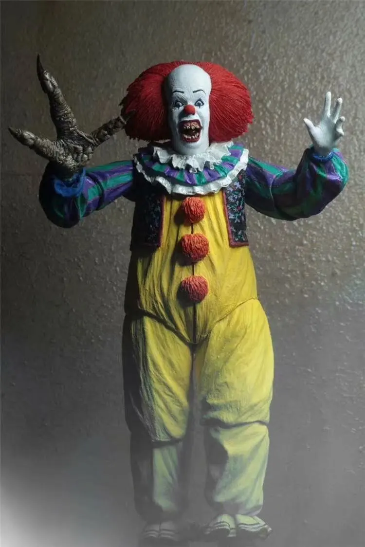 7 дюймов NECA IT Pennywise Joker 1990 старая версия клоун фигурка игрушка на Хэллоуин Кукла подарок