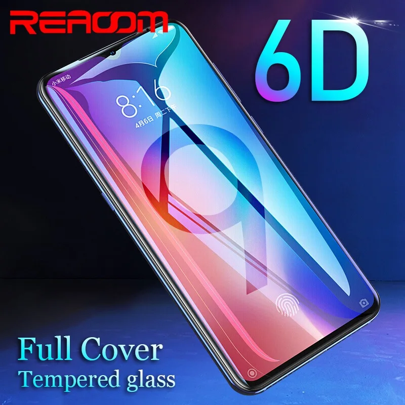 6D Tempered Glass For Xiaomi Mi CC9 CC9E 9 SE 9T Pro Poco F1 Cover Screen Protective Redmi Note 8A 7 7A 7S Y3 | Мобильные телефоны