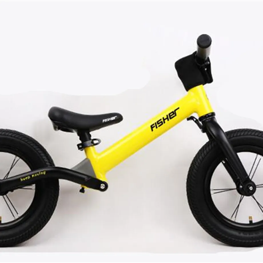 Fihser Children's Balance Bike Shock Absorption Slide Bicycle Without Pedal Baby Walker 2-6 Years Old Kids' Bike Aluminum Alloy