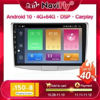 

10" IPS 2.5D HD1080P Android 10 Car Radio Multimedia For Volkswagen VW Passat B6 B7 CC Magotan 2011-2015 Carplay DSP GPS No DVD