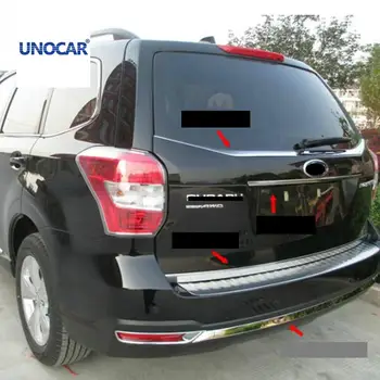 

Car style For Subaru Forest 13-18 stainless steel Rear moulding rear tailgate moulding rear bumper moulding