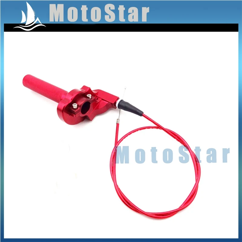 Сплав Твист дроссельной заслонки ручка в сборе для XR50 CRF50 KLX110 TTR SSR Pro Thumpstar Мотокросс яма Dirt Trail велосипед