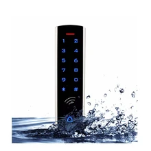 RFID сенсорная клавиатура система контроля доступа Комплект Дверной замок 125 кГц EM карта водонепроницаемый металлический чехол светящийся для входа в дверь F1289D