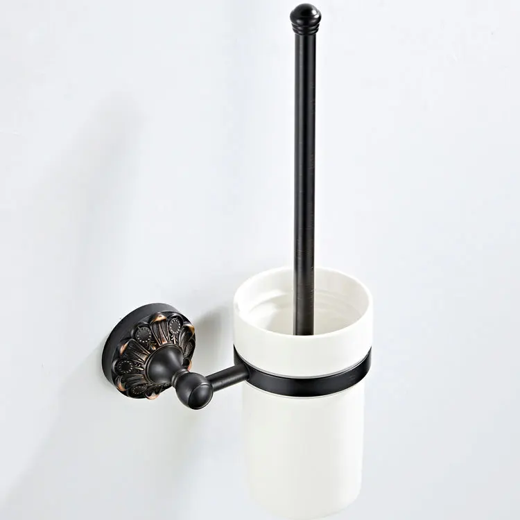 

John Obey Sanitary Ware Processing Plant New Style Copper Material Pendant Set Series Black Bronze Toilet Brush Toilet Cleaning