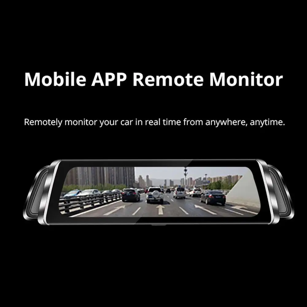 10 Inch 4G Streaming Media Recorder Wifi Android Smart Rearview Mirror GPS Navigation Dual Electronic Dog