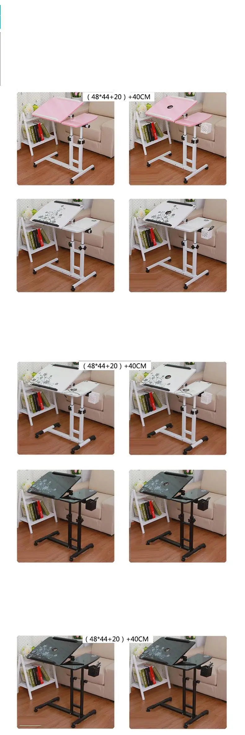 Маленький поднос для ноутбука scrivana Ufficio, офисный Регулируемый прикроватный столик для ноутбука, компьютерный стол