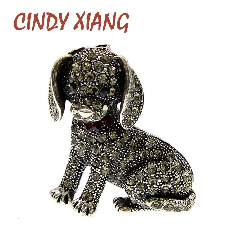 Женская Брошь собака CINDY XIANG яркая брошь в виде животного зимняя бижутерия|Броши| |