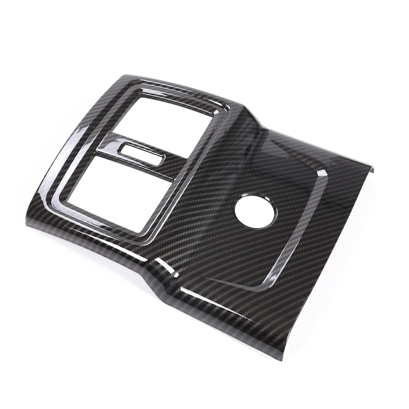 

Carbon Fiber Style For BMW x1 F48 ABS plastic Rear Row Ac Vent Outlet Cover Trim Accessories For BMW x2 F47
