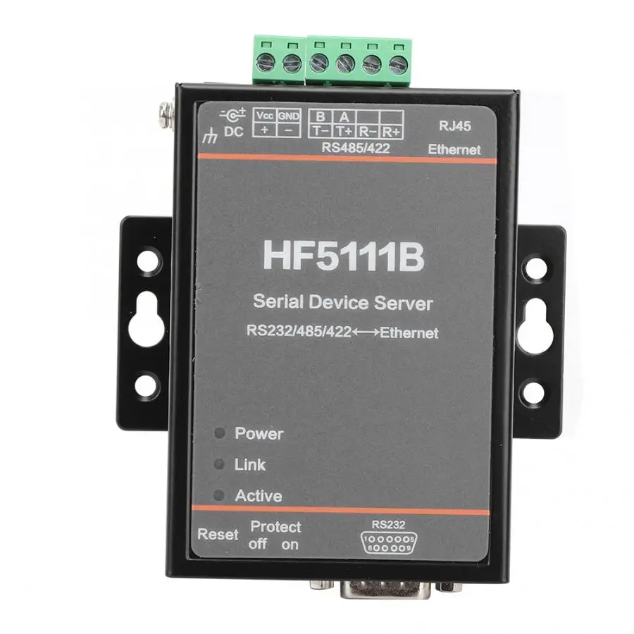 HF 5111B сервер последовательных устройств 3 в 1 RJ45 RS232/RS485/RS422 к Ethernet последовательный