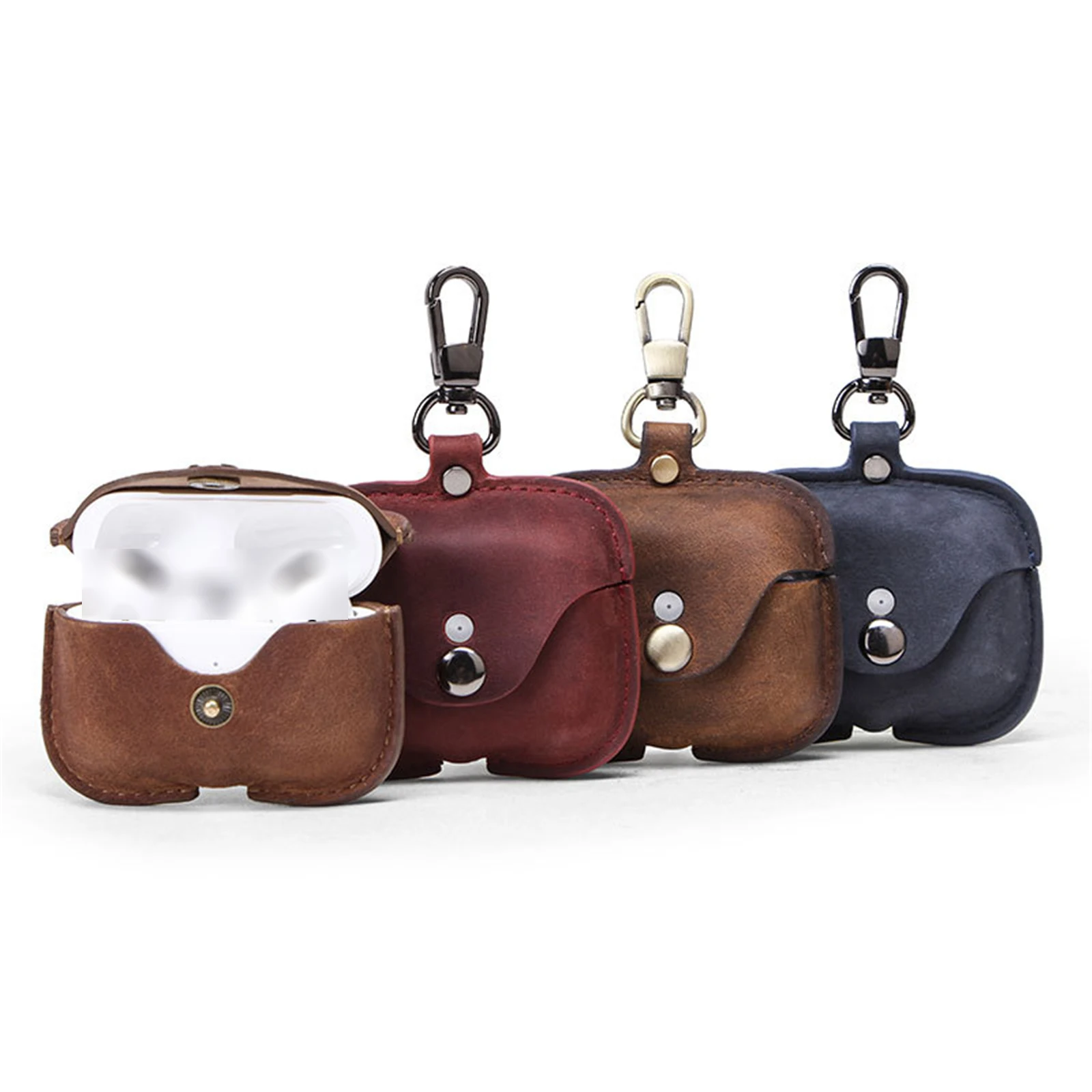 Replace Case For AirPods 3 Wireless Bluetooth headphones Leather Protective Cases Cover Coque For Apple Air Pods Pro Funda Capa
