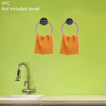 

Decoration Toilet Bathroom Organiser Industrial Vintage Hanger Wall Mount Rope Storage Home Towel Holder Cast Iron Exquisite