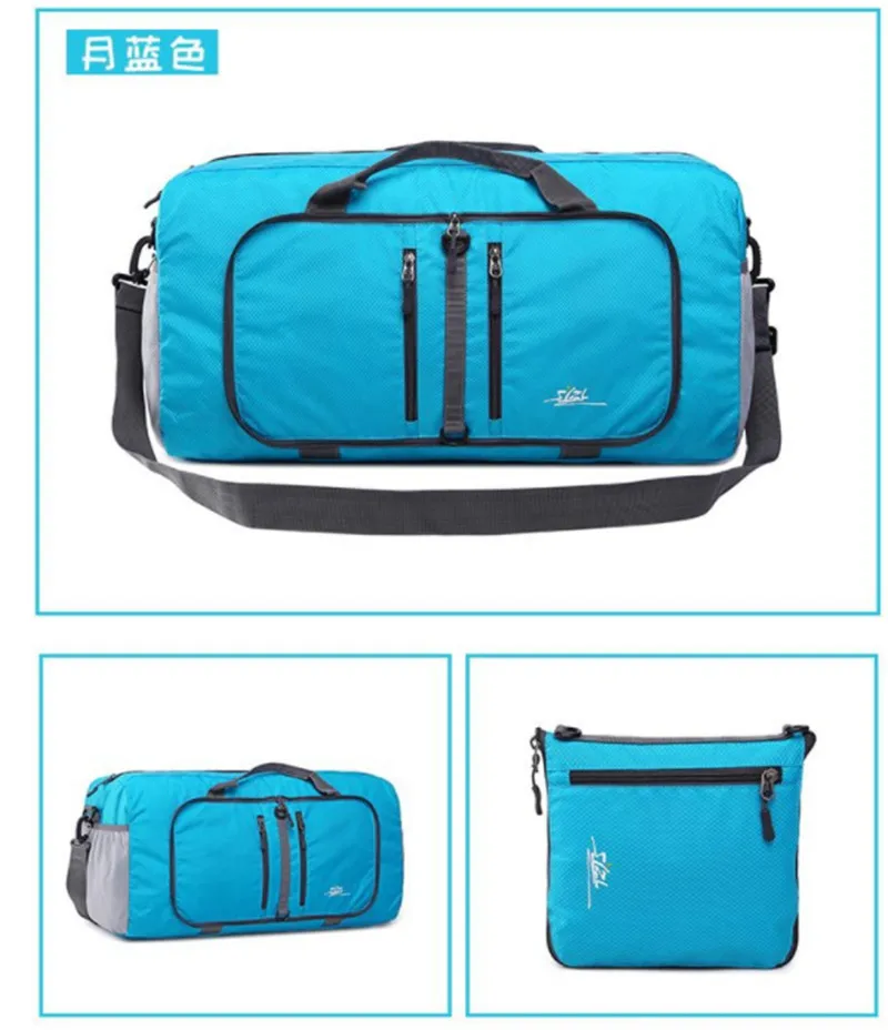 Duffle Organize Handbag Hand Luggage Women Men Large Capacity Sport Shoulder Weekender Bag Waterproof Folding Travel Bags