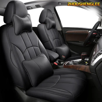 

ZHOUSHENGLEE Custom Leather car seat cover For Acura MDX RDX RL TL ILX CDX TLX-L Automobiles Seat Covers cars styling