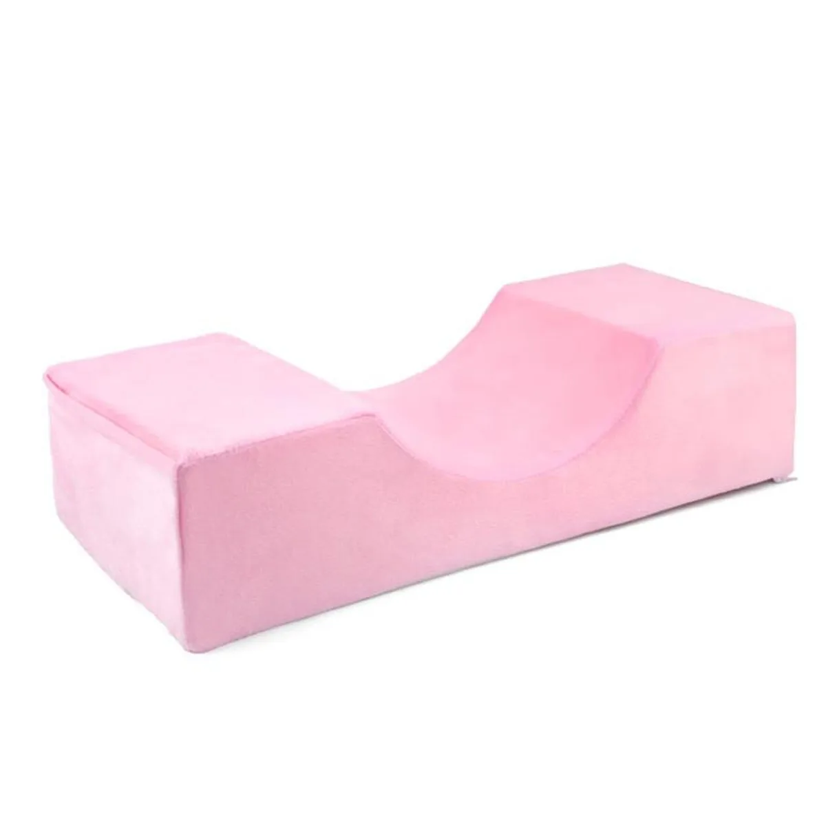 Eyelash Extension Pillow Flannel Salon Lash Pillow Makeup Tools Grafting Eyelash Pillow Ergonomic Support Extension Curve Salon - Цвет: Pink