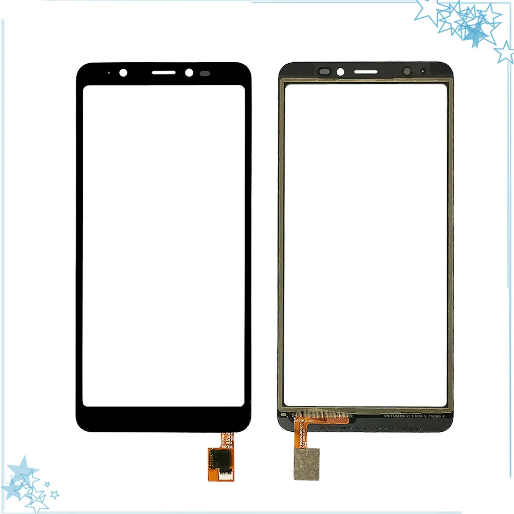5.45 "Per Wiko Y60 Touch Panel Touch Screen Digitizer Sensor Sostituzione Del Telefono Touch Glass Lens Part