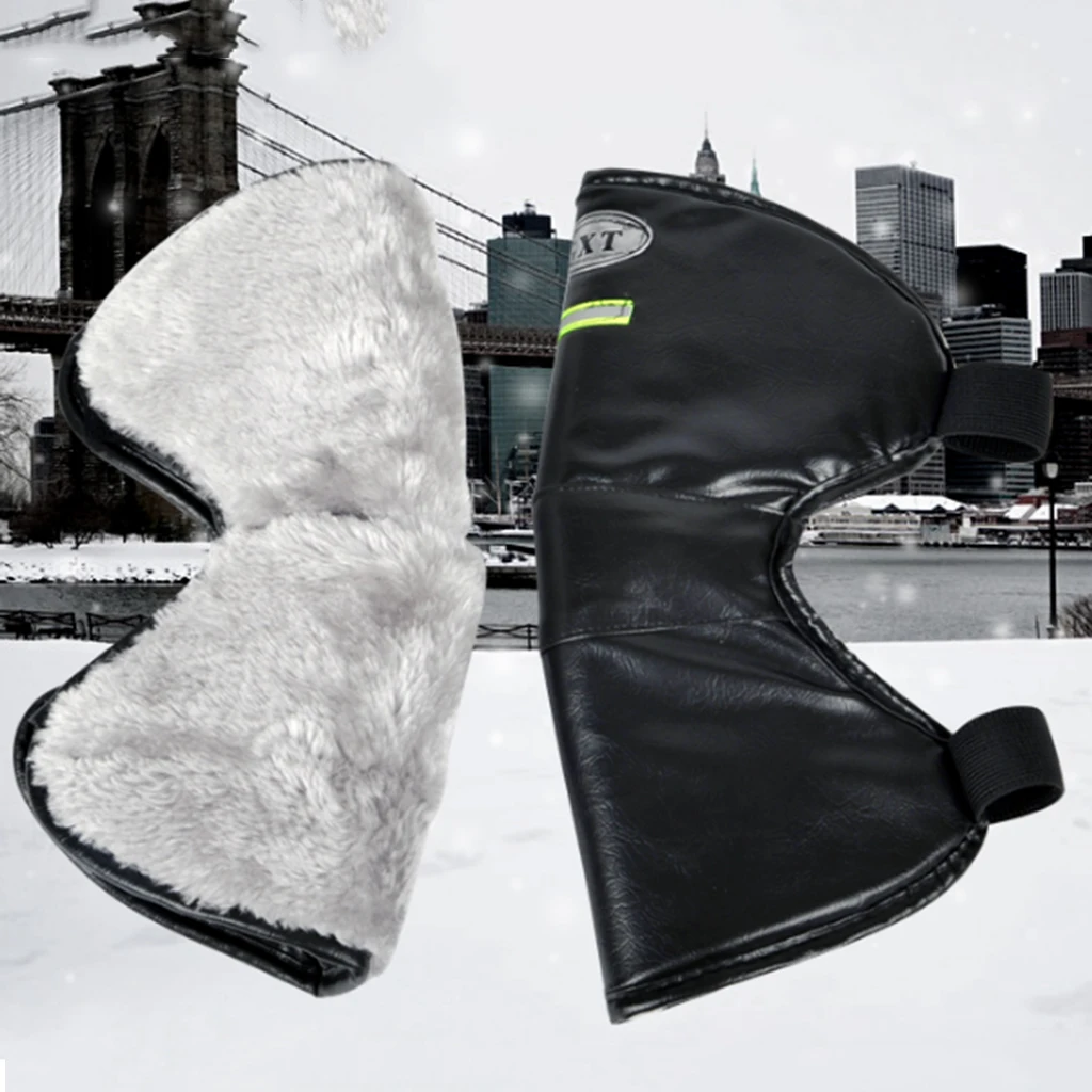 Leg and Knee Protector Protective Adjustable Strap Windproof for Winter Wind Snow Electric Bike Rider
