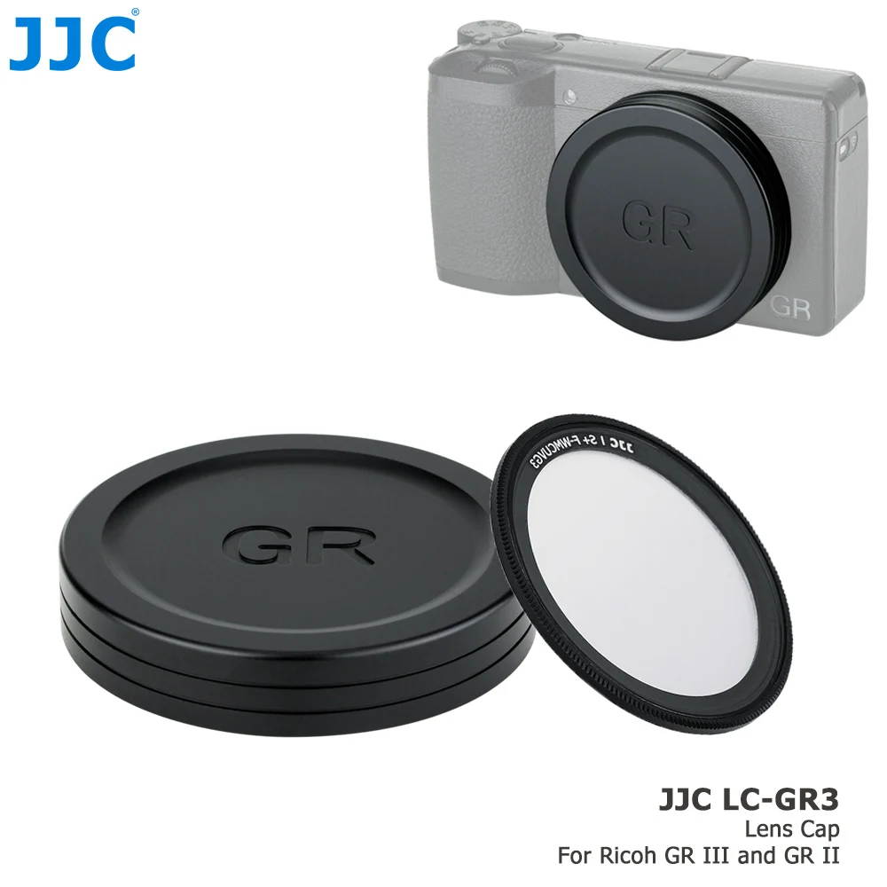 Jjc Lens Cap Cover And L39 Ultra Slim Multicoated Uv Filter For Ricoh