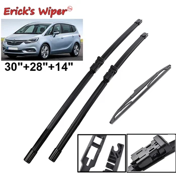 Erick's Wiper Front & Rear Wiper Blades Set For Opel Zafira Tourer C 2012 - 2020 Windshield Windscreen Window Brush 30"+28"+14"