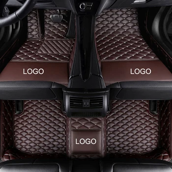 

Car floor mats with Logo/Brand Logo for Audi A1 A3 A4 A7 A8 Q3 Q5 Q7 TT 5D car-styling heavy duty all weather carpet floor liner