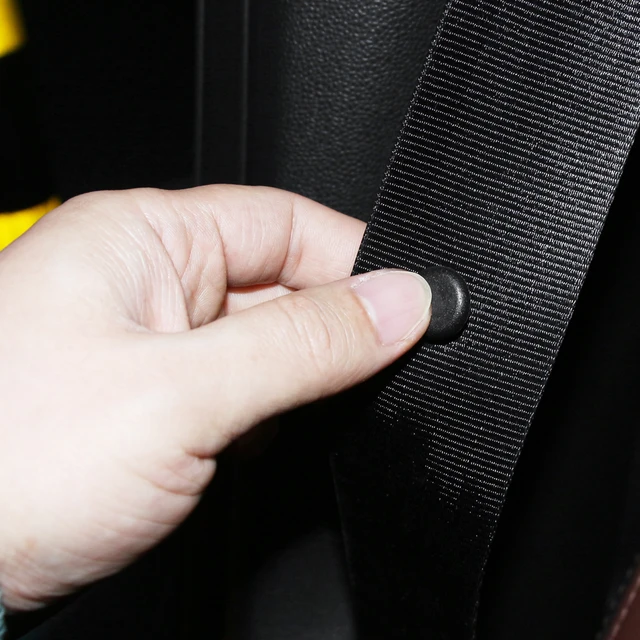 Bouchon de ceinture de sécurité automobile en plastique, butée de limite  d'espacement, retenue de boutons anti-aldes, 2 pièces - AliExpress
