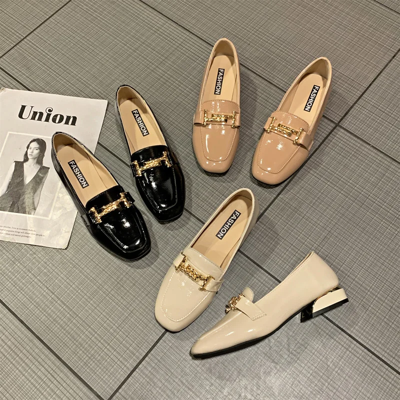 

Moccasin Shoes All-Match Loafers Woman Dress Flats Women 2019 Fashion Women's Casual Female Sneakers Shallow Mouth Slip-on