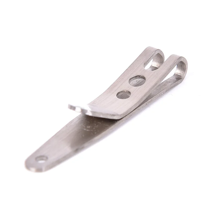 1 Mini Portable Pocket Bag Suspension Clip EDC Outdoor Camping Stainless Steel Multi Tools Multi-function Key Chain Clip Holder