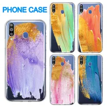 Para Samsung Galaxy A30 A50 A10 A20 A40 A60 A70 funda de teléfono aceite estatua Arte Abstracto pintado suave TPU Shell samsung sam 50 40 70(China)