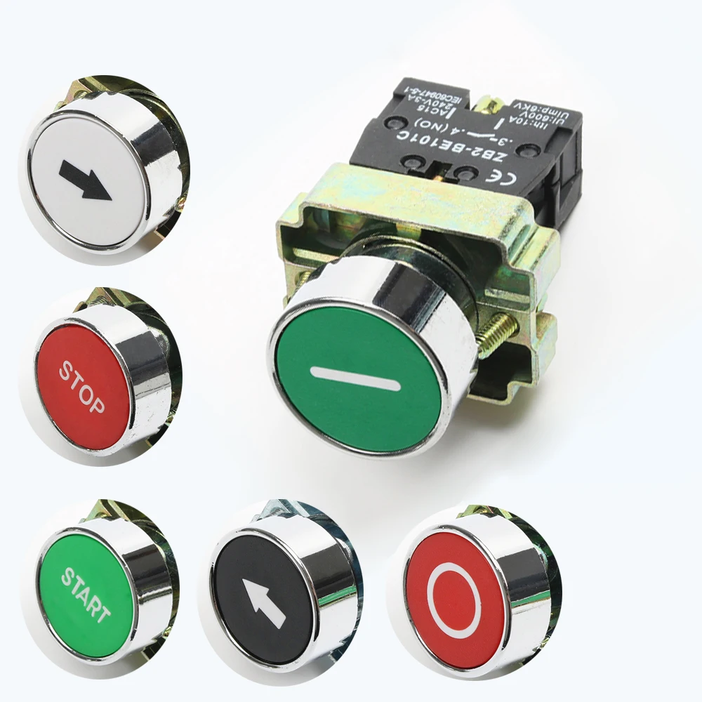 XB2-BA4342 BA4331 BA3351 BA4322 BA3311 BA3341 NO/NC мгновенная плоская кнопка с маркировочным