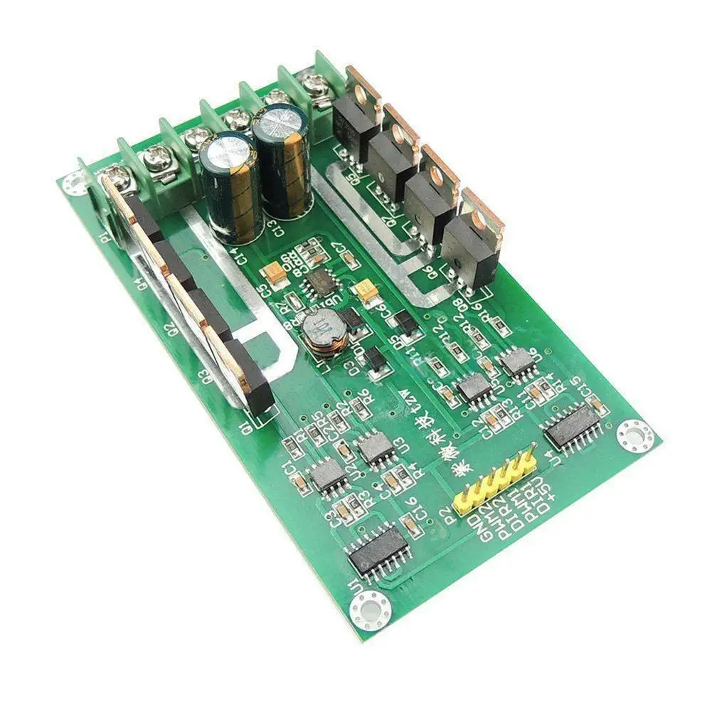 Плата модуля с двумя двигателями Н-мост постоянного тока MOSFET IRF3205 3-36 в 10 А пик 30A(зеленая плата