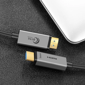 

HDMI 2.0 Cable 4K 60Hz Fiber Optic HDMI Cable 2.0 2.0a 2.0b HDR for HD TV LCD Laptop PS4 Projector Computer 10m 100m Cable HDMI