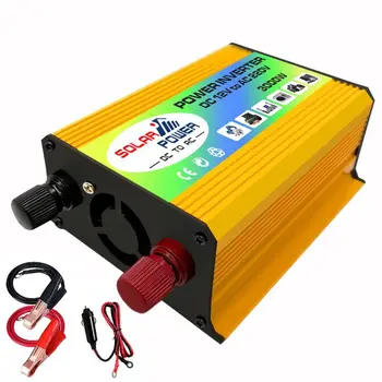 

Boat Car 3000W Converter Power Inverter DC 12V to AC 220V Invertor USB Charger 449C