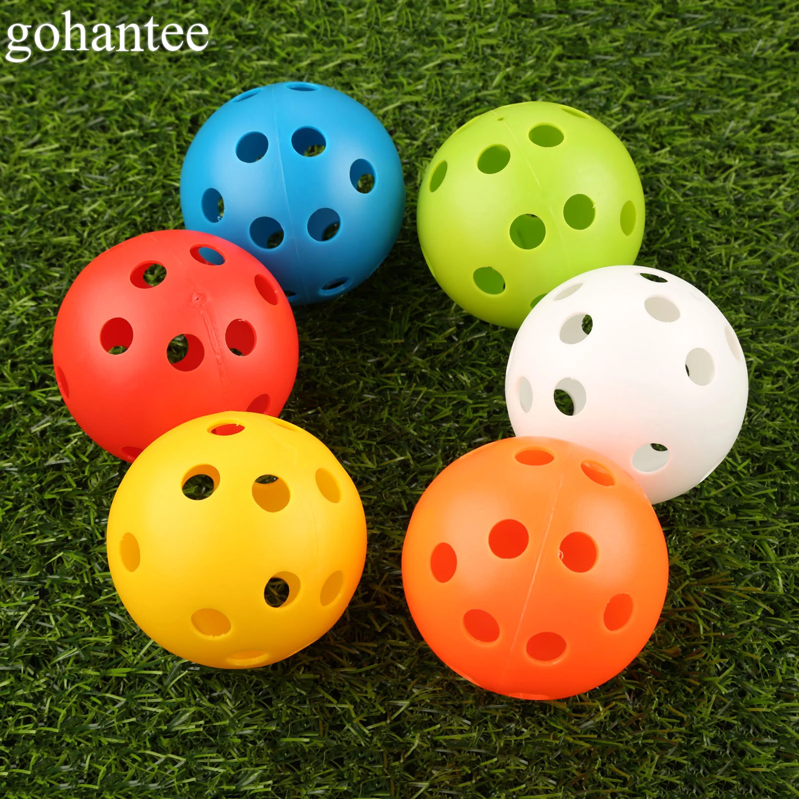 Gohantee 10個72ミリメートルゴルフトレーニングボールプラスチック気流中空とホールのゴルフボール屋外ゴルフ練習ボールゴルフアクセサリー Golf Training Ball Practice Ballsplastic Training Balls Aliexpress