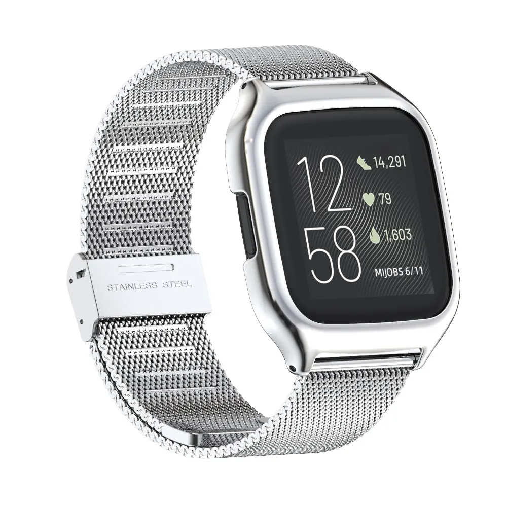 

Strap for Fitbit Versa 2 Band Versa Lite 1 Watch Band Case for Versa Wrist Bracelet for fit bit Protector Accessories