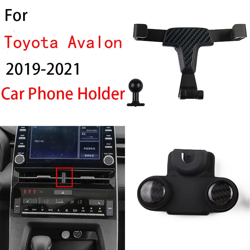 

Gravity Car Phone Holder For 2019-2021 Toyota Avalon Auto Interior Accessories Vent Mount Mobile CellPhone Stand GPS Bracket
