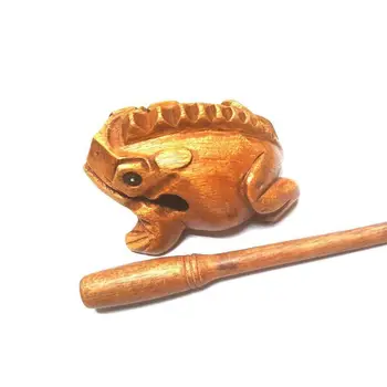 

New Medium 4 inch Wood Frog Guiro Rasp - Musical Instrument Tone Block