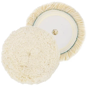 

LEEPEE Car Maintenance Car Polisher Car Detailing Buffer Polishing Pad 6 Inch Wool Buffing Pad