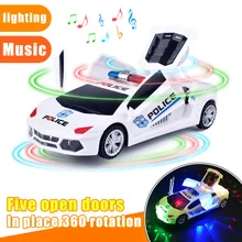 Car Automatic Deformation Model Toy Remote Control Sound Light Car Toy Kids Gift S7JN