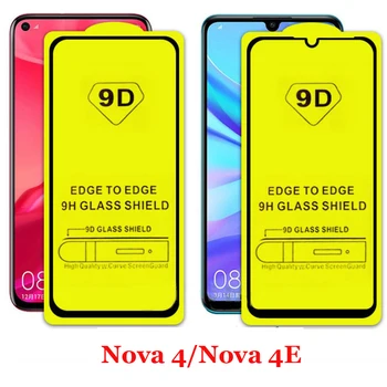 

100pcs/lot Explosion-proof Full Glue Full Screen Protector Tempered Glass Film For Huawei P30 Lite P30 Nova 4E P20 Lite 2019