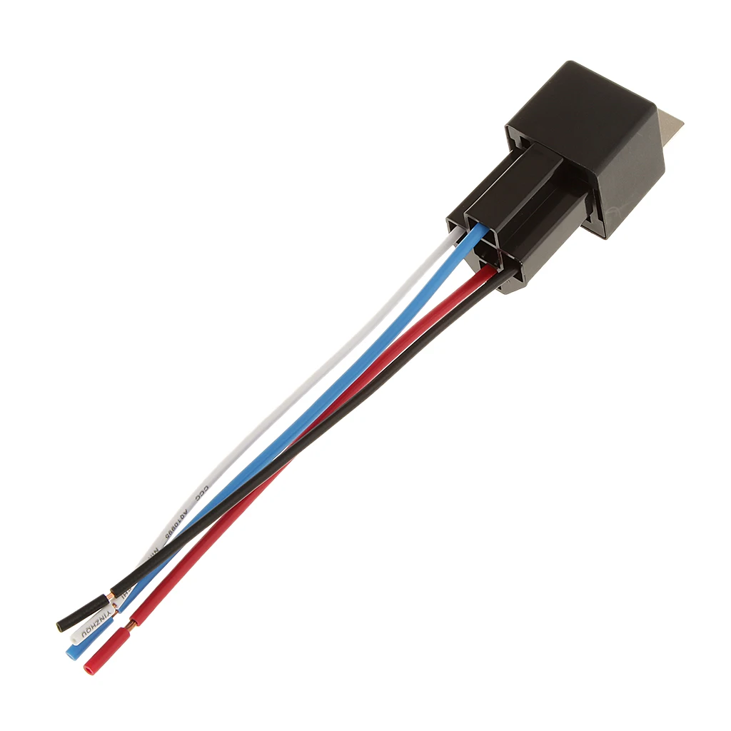 Automobile Relay 12v 40A 4PIN Waterproof Integrated High Quality 4Wires