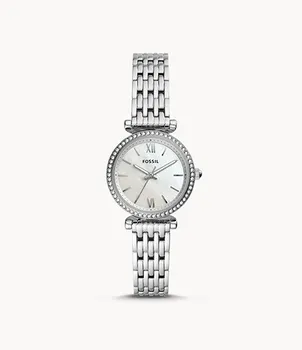 

Fossil 2020 Luxury Fashion Women Quartz Watch Carlie Mini Three-Hand Stainless Steel Waterproof Women Dress Wrist Watch ES4647