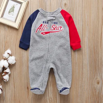 

caeter's Long-sleeved one-piece spring autumn baby boy and girl cartoon cute romper 0-3 Months Baby Girl 18 Month Boy Clothes