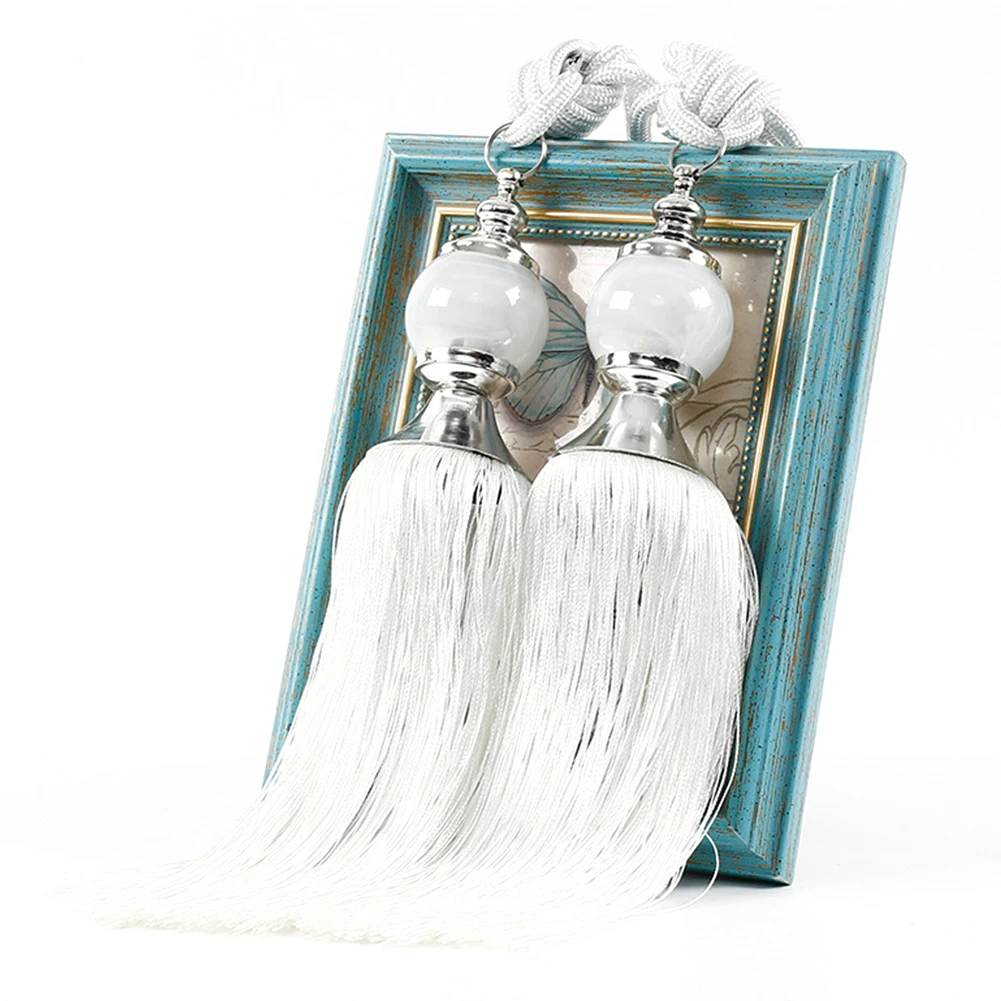 1 пара Висячие домашние простые элегантные декоративные занавески Tieback