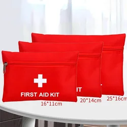 1 pçs kit de primeiros socorros tratamento emergência saco médico portátil para a escola em casa acampamento ao ar livre viajar sobrevivência resgate pacote
