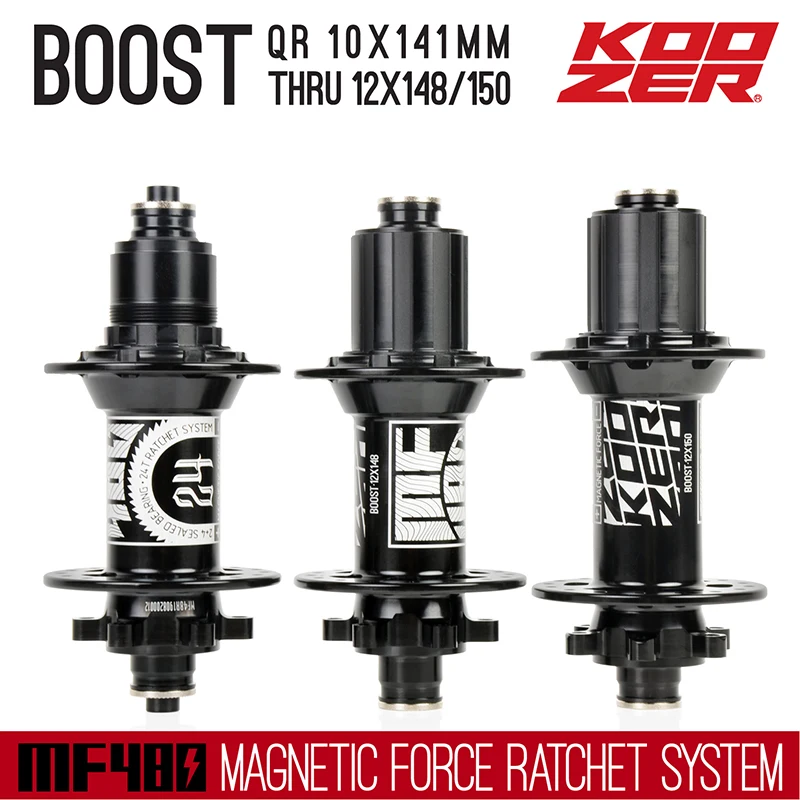 Koozer MF480 24 зубчатый трещотка 32H горный велосипед Mtb диск задние втулки 11S XD Кассета