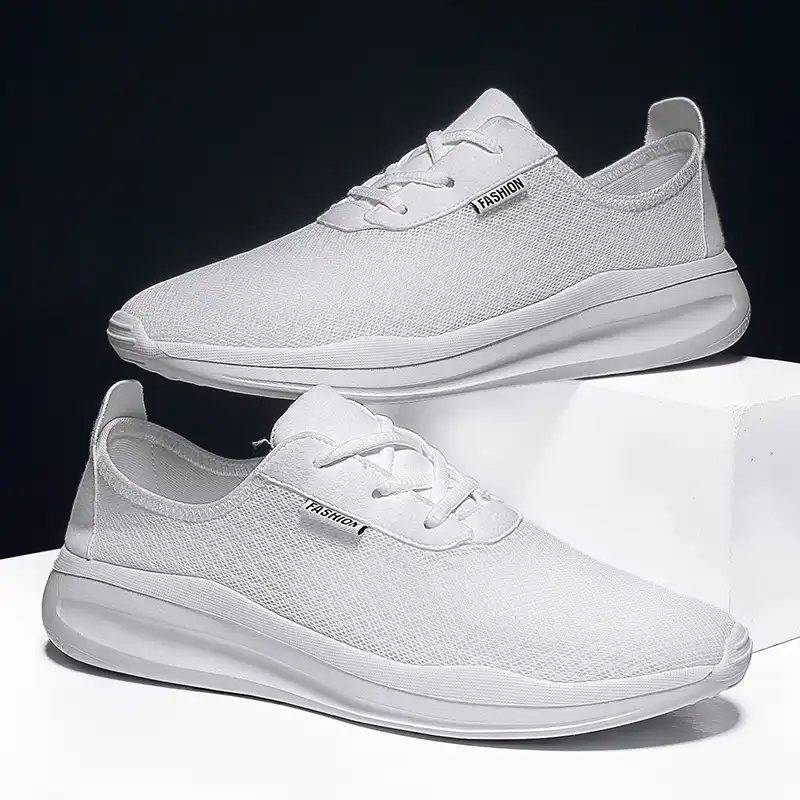 big chunky white sneakers