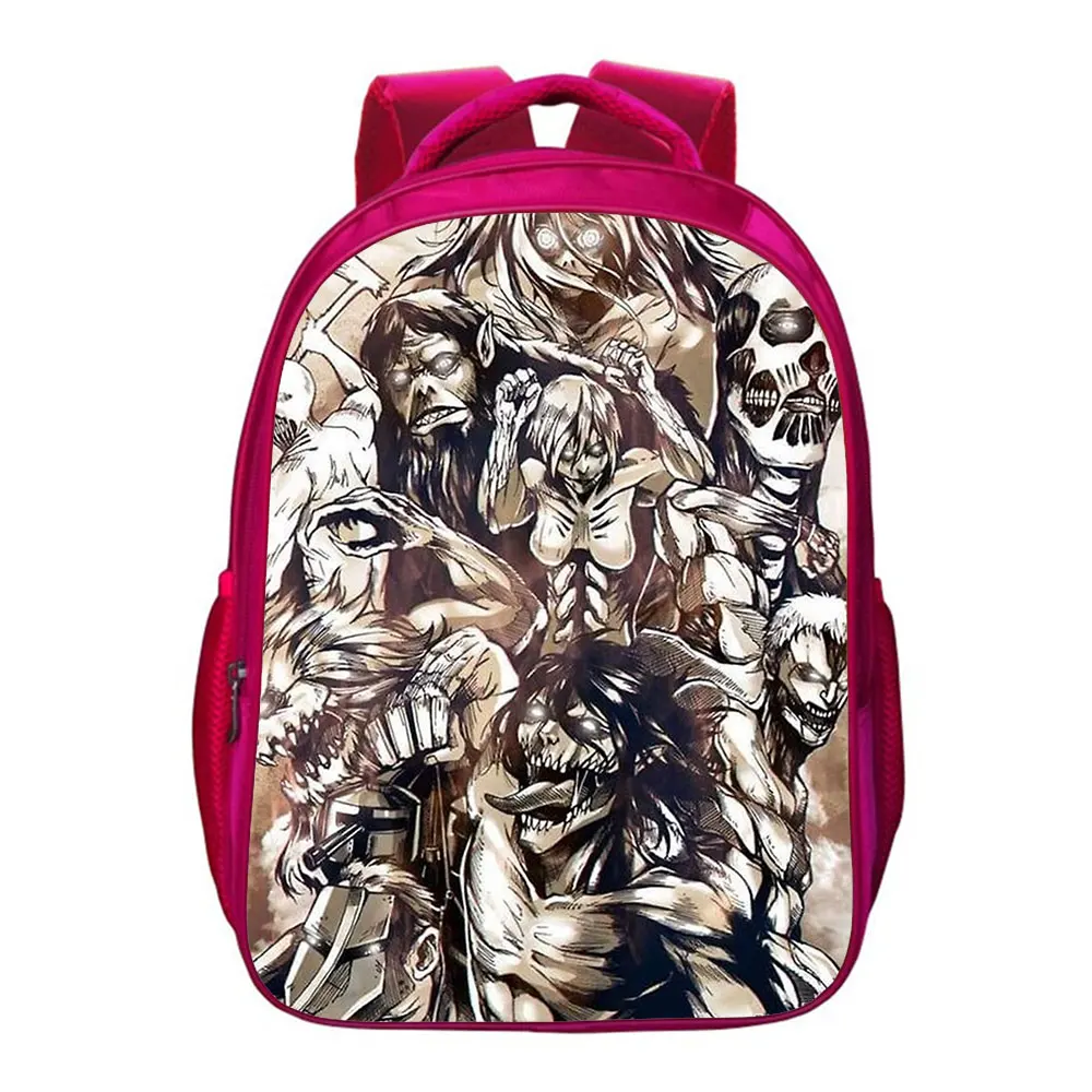 Attack On Titan Backpack Anime Eren Cartoon School Bag Teens Everyday Backpack Cosplay Backpack Fashion Casual Bags