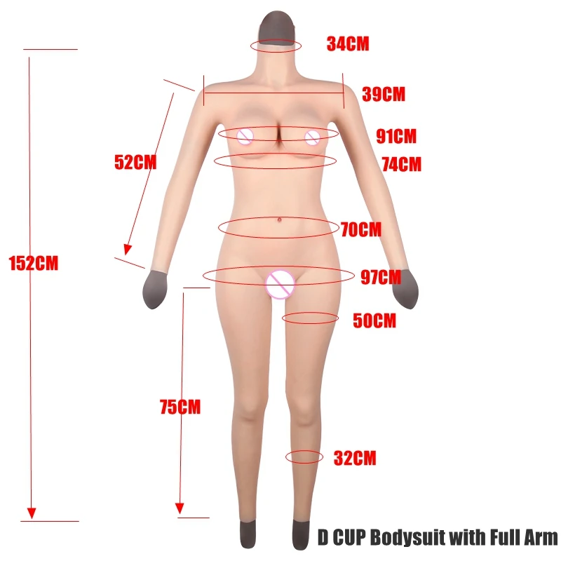 四代九分带手臂连体尺寸表D杯